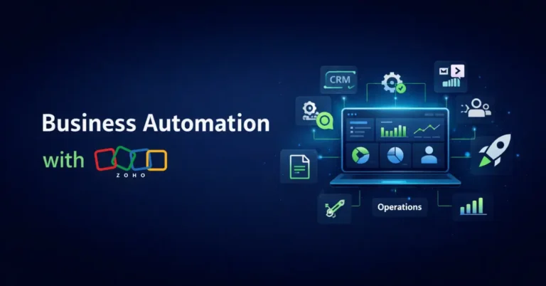 business automation with zoho feature image