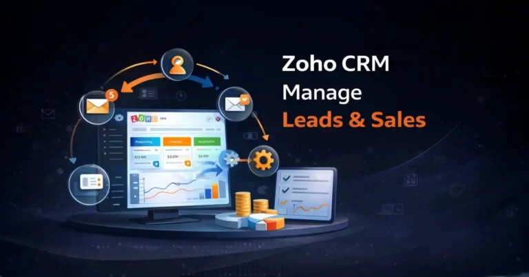 zoho crm helps manage leads feature image